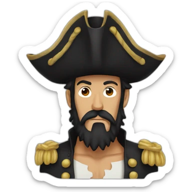 blackbeard one piece sticker