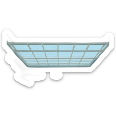 padel tennis court sticker