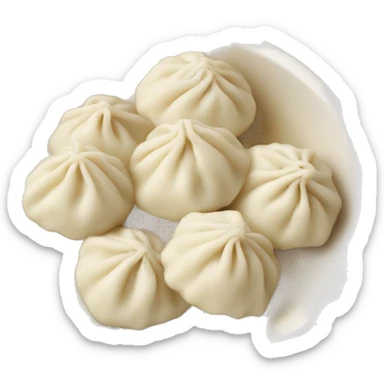 Khinkali Georgian dumplings sticker