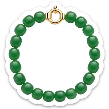 green bracelet sticker