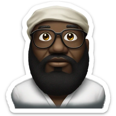 Rick Ross Apple style emoji sticker