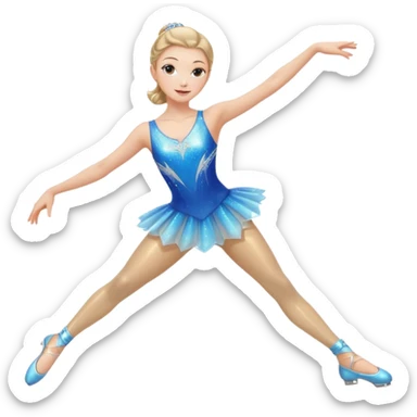 figure skating
 sticker