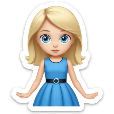 Bubbles Powerpuff Girls sticker