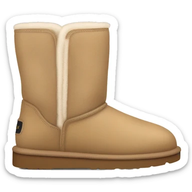 Beige ugg tasman sticker