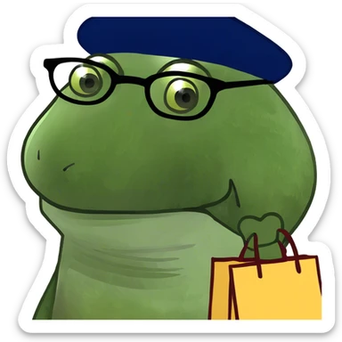 Eyes with bags under  sticker