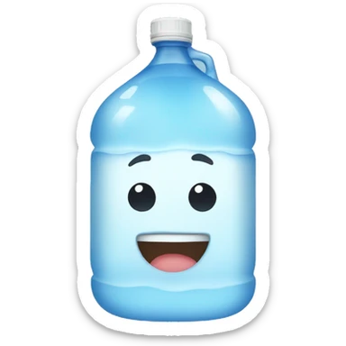 gallon of water sticker