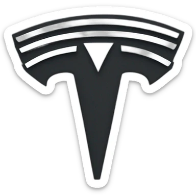 Tesla logo  sticker