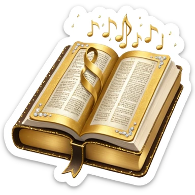 Bible, Sparkle, Salt, Music sticker