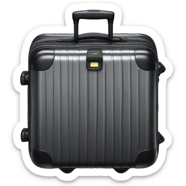 One Rimowa Essential Cabin luggage color black sticker