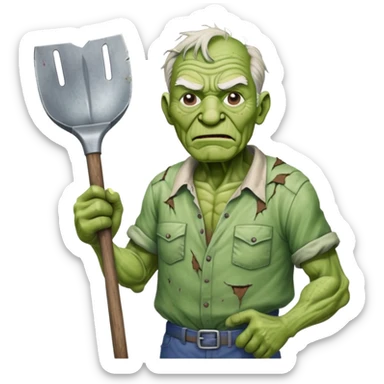 Gardener old Bob from the toxic avenger sticker