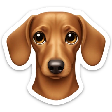 dachshund Fendi sticker