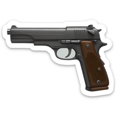 Gun sticker