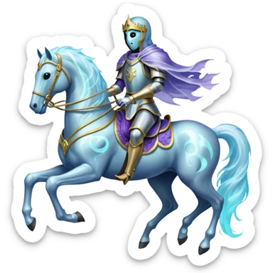 Spectral knight – Transparent, ghostly horse







 sticker