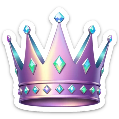 Y2K crown MCBLING  sticker
