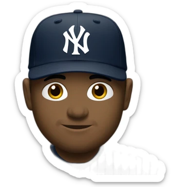 yankee fitted sticker