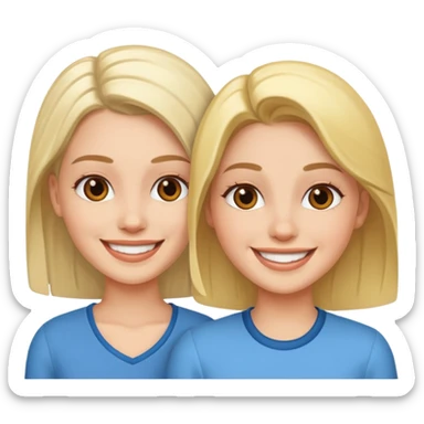 jecka and nichole from cs of 09 sticker