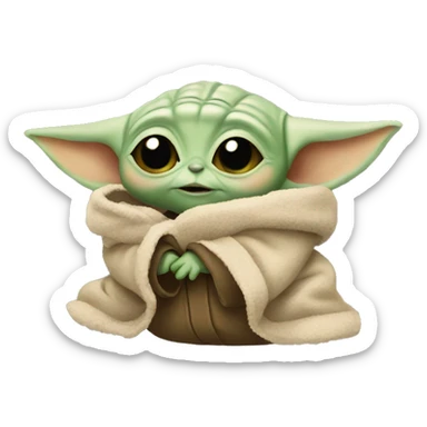 baby yoda sticker