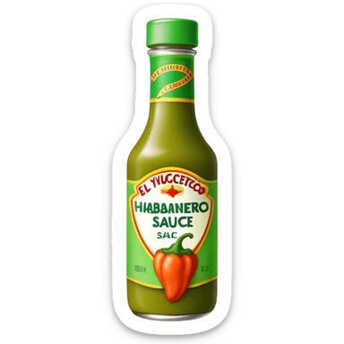 El Yucateco – Green Habanero Sauce sticker
