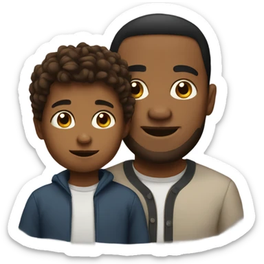 Me and my son sticker