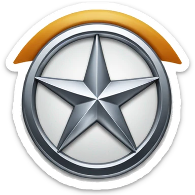 Mercedes benz logo sticker