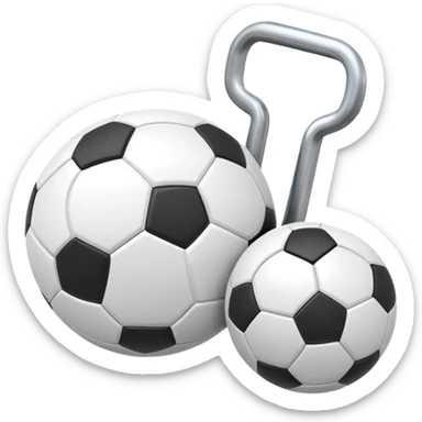 Haz un poste de una porteria de futbol sticker