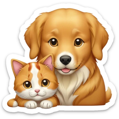 Hund und Katze sticker