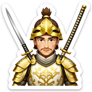 Golden Samurai sticker