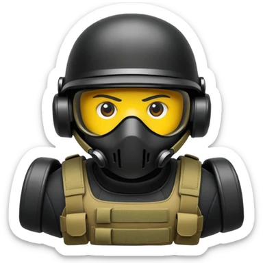 Tomorrow Clancy rainbow six siege logo sticker