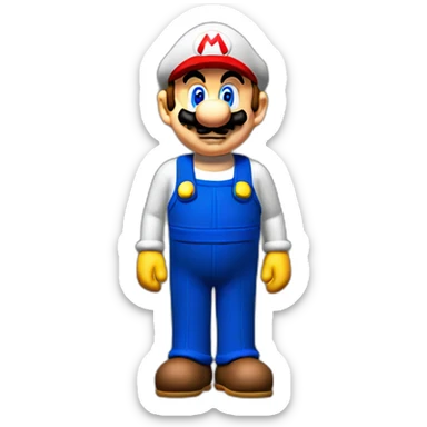 Mario 64 sticker