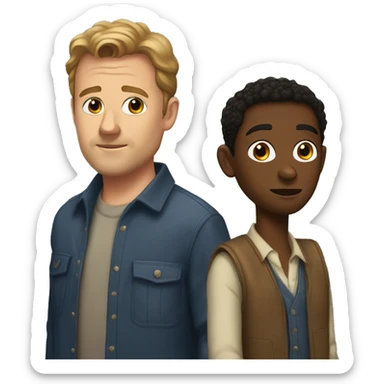 John Dorie and Morgan Jones sticker