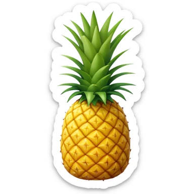 upside down pineapple  sticker