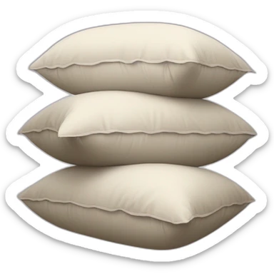 arms that appear to be made of pillows sticker
