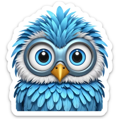 Brightbill from The Wild Robot movie sticker