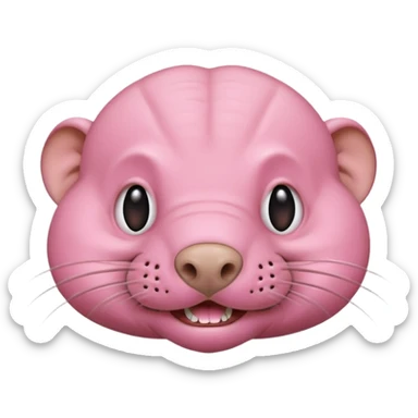 Naked mole rat sticker