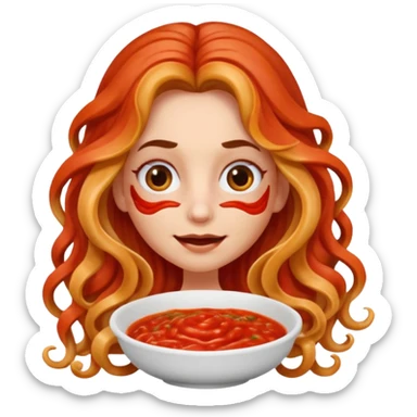 Betty spaghetti  sticker