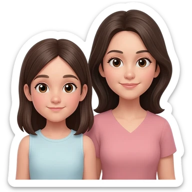 Hija con su madre sticker