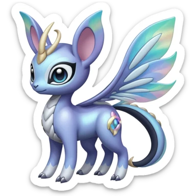 Meloetta-Cresselia-Palkia-Stitch-Fakémon-creature-hybrid sticker