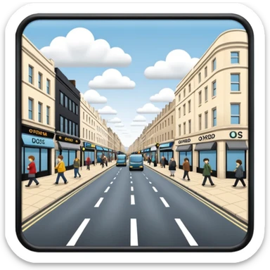 oxford street panneau sticker