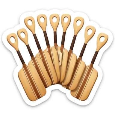 Paddle field sticker