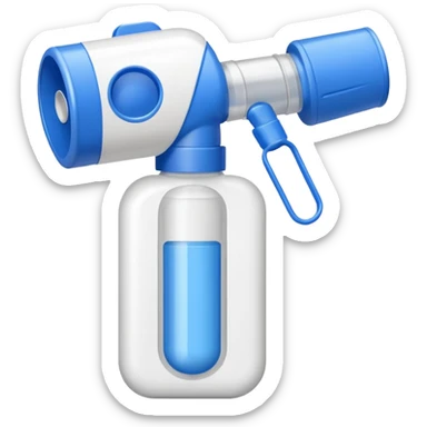 Create an asthma inhaler sticker