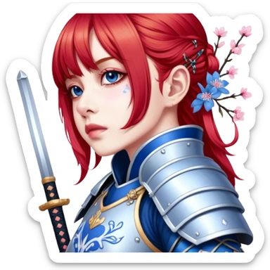 Samurai Warrior sticker