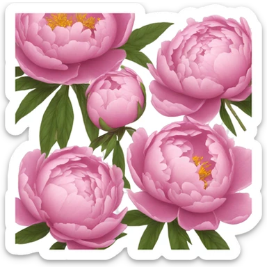 Peonies sticker