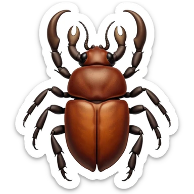 rhinoceros beetle sticker