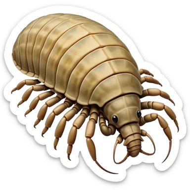Klugii Montenegro isopod sticker