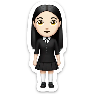 Wednesday Addams sticker