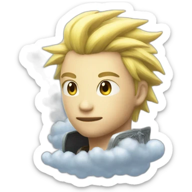 Cloud final fantasy sticker