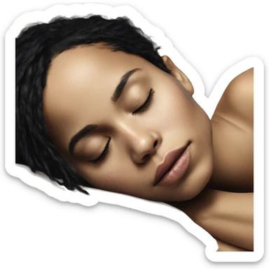 zoe kravitz sleeping sticker