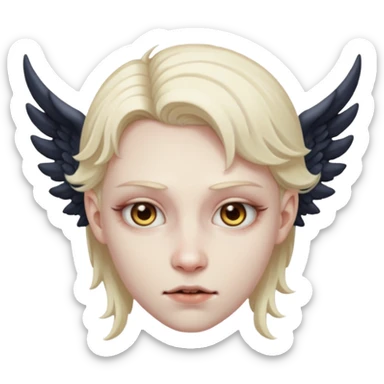 Meio anjo meio demonio sticker