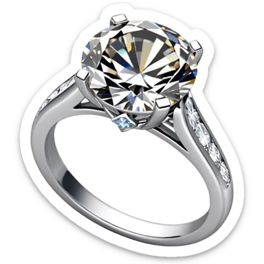 Aesthetic Engagement ring emoji sticker