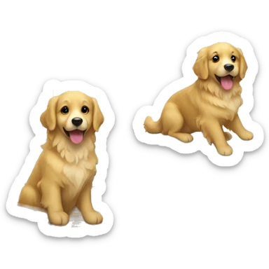 sailing golden retriever sticker